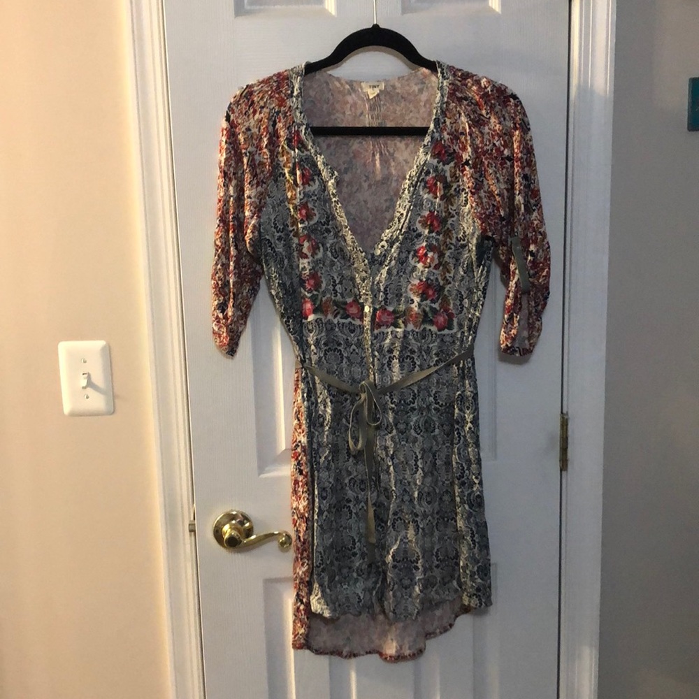 EUC Anthropologie Dress Sz L